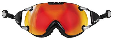 Превью Шлем горнолыжный Визор горнолыжный CASCO FX70 Carbonic Black/Orange (07.5076)